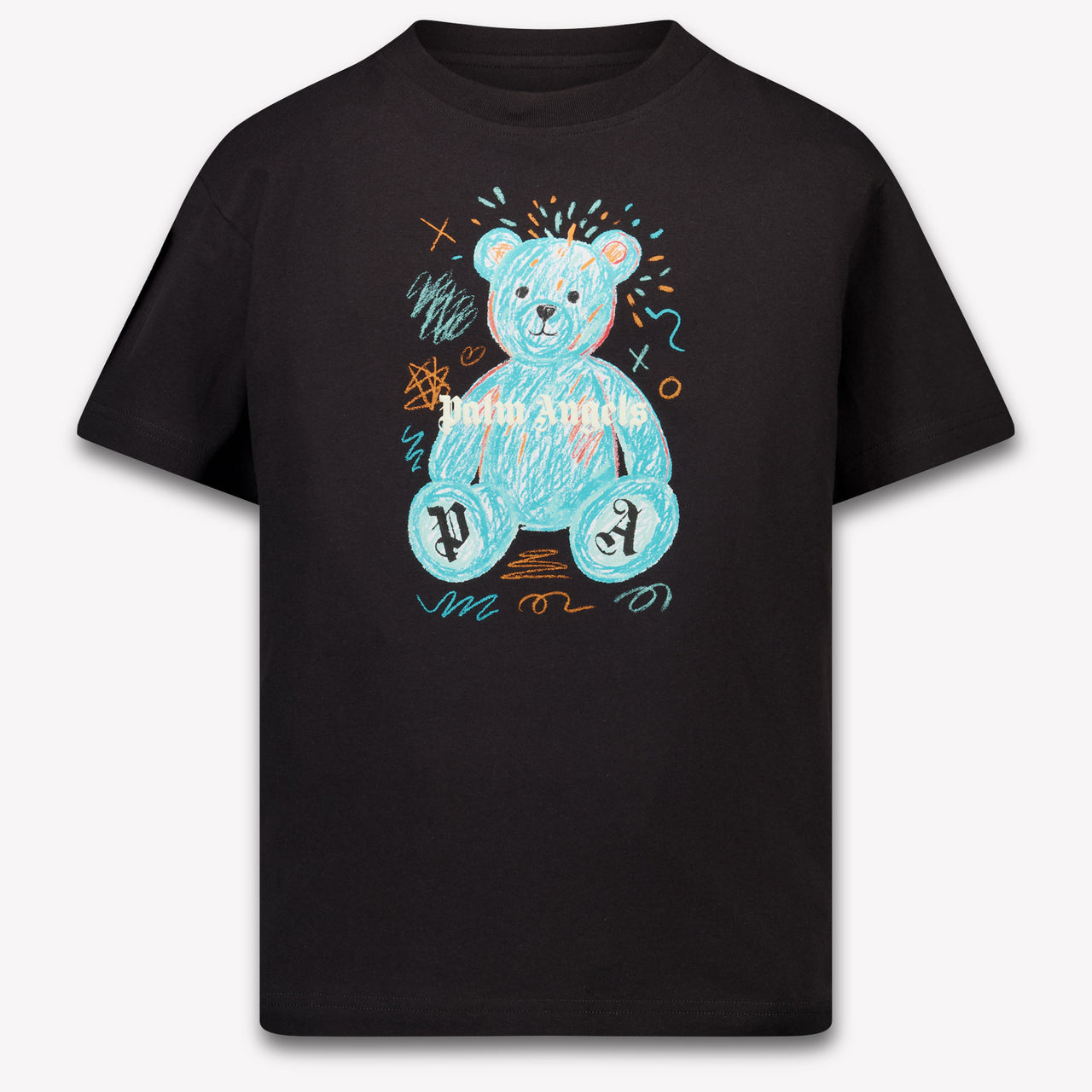 Palm Angels Kids Unisex T-Shirt In Black