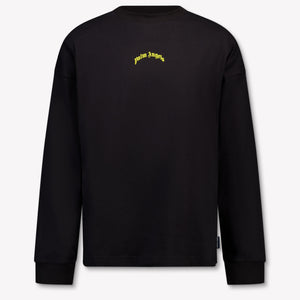 Palm Angels Kids Unisex T-Shirt In Black