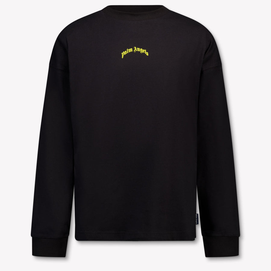 Palm Angels Kids Unisex T-Shirt In Black