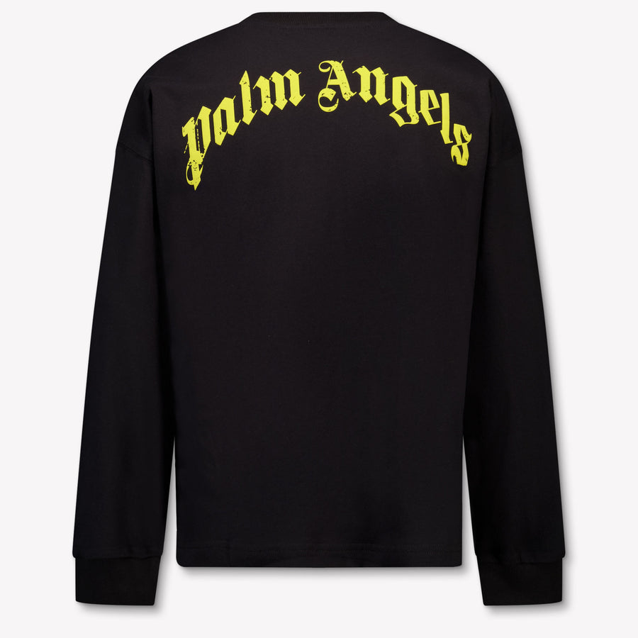 Palm Angels Kids Unisex T-Shirt In Black