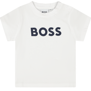 Boss Baby Jongens T-Shirt Wit 6 mnd