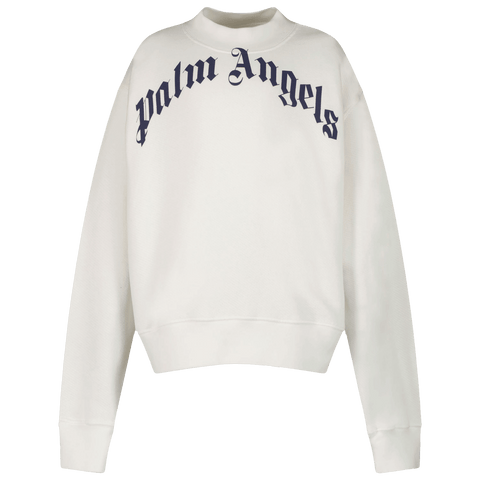 Palm Angels Kinder Unisex Trui Off White 6Y