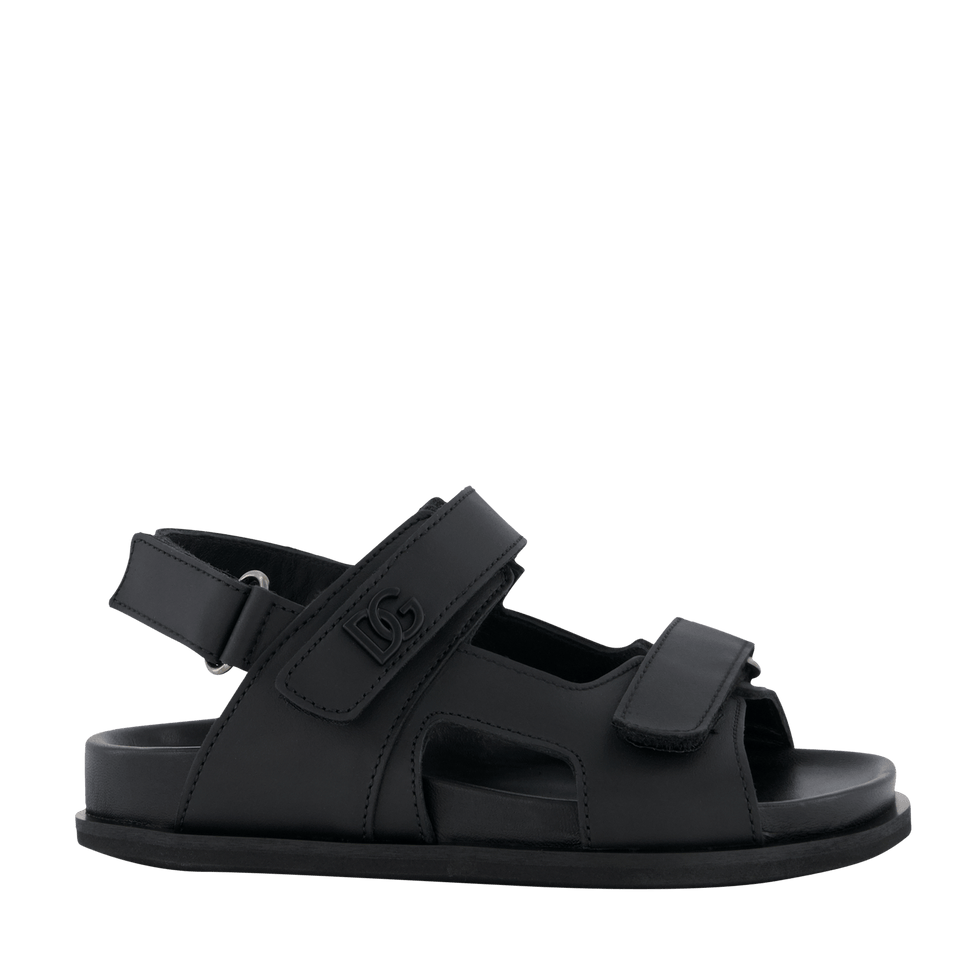 Dolce & Gabbana Kinder Unisex Sandalen Zwart 27