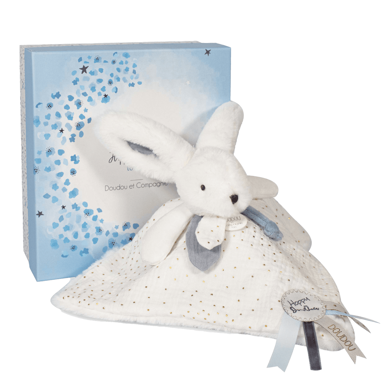 Doudou et Compagnie Baby Doudou Licht Blauw ONE