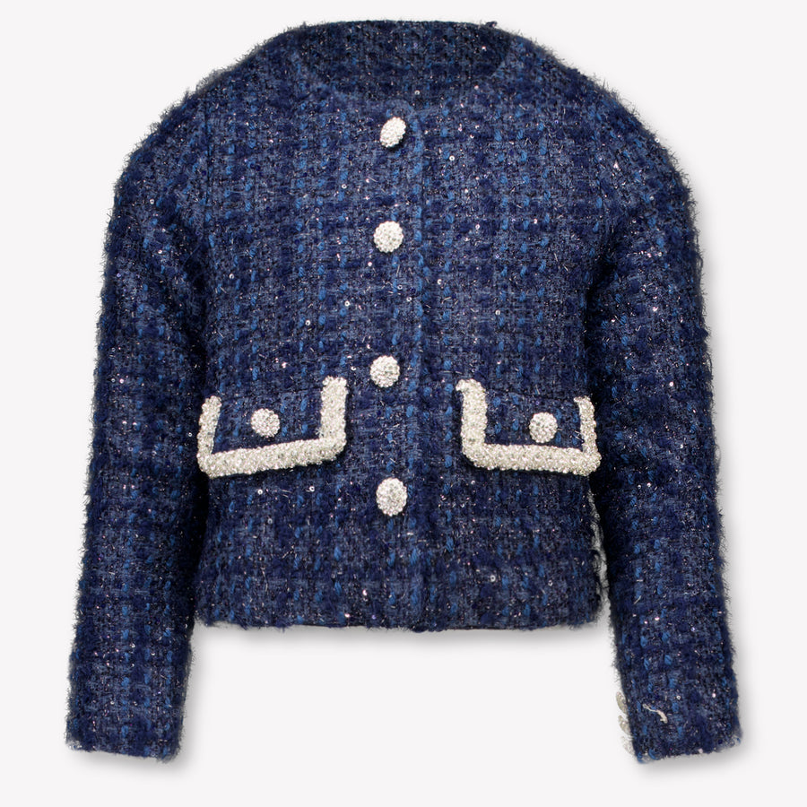 Prinsessefin Girls Blazer in Navy