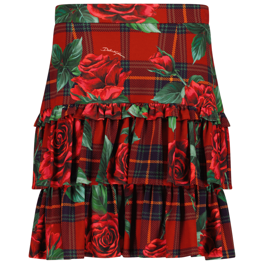 Dolce & Gabbana Girls Skirt Red