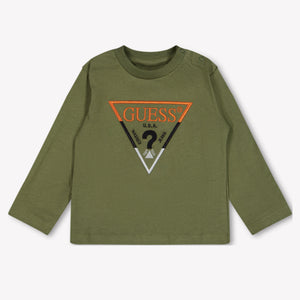 Guess Baby Jongens T-Shirt In Army