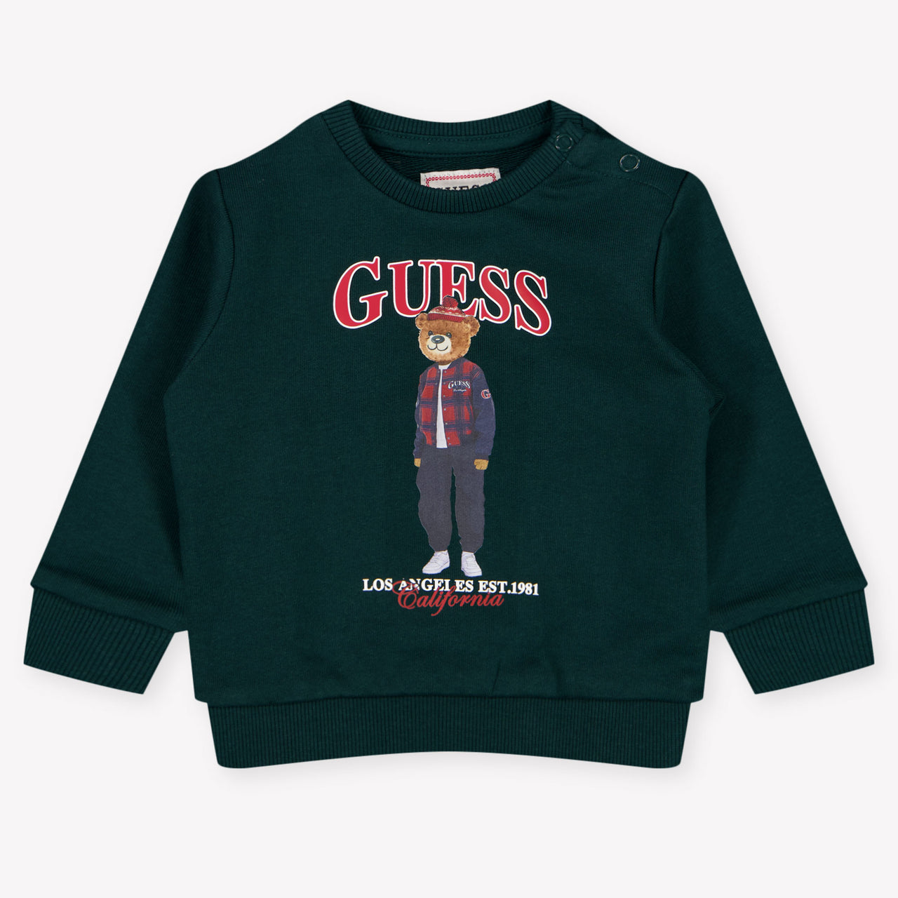 Guess Baby Boys Sweater In Dark Green