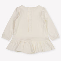 Guess Baby Meisjes Jurk In Off White