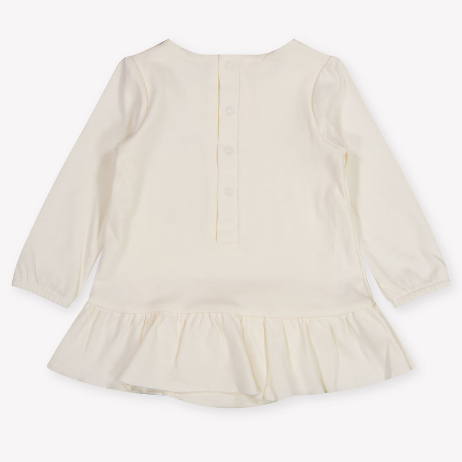 Guess Baby Meisjes Jurk In Off White