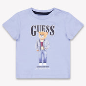 Guess Baby Jongens T-Shirt In Licht Blauw