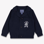 Guess Baby Boys Cardigan In Navy