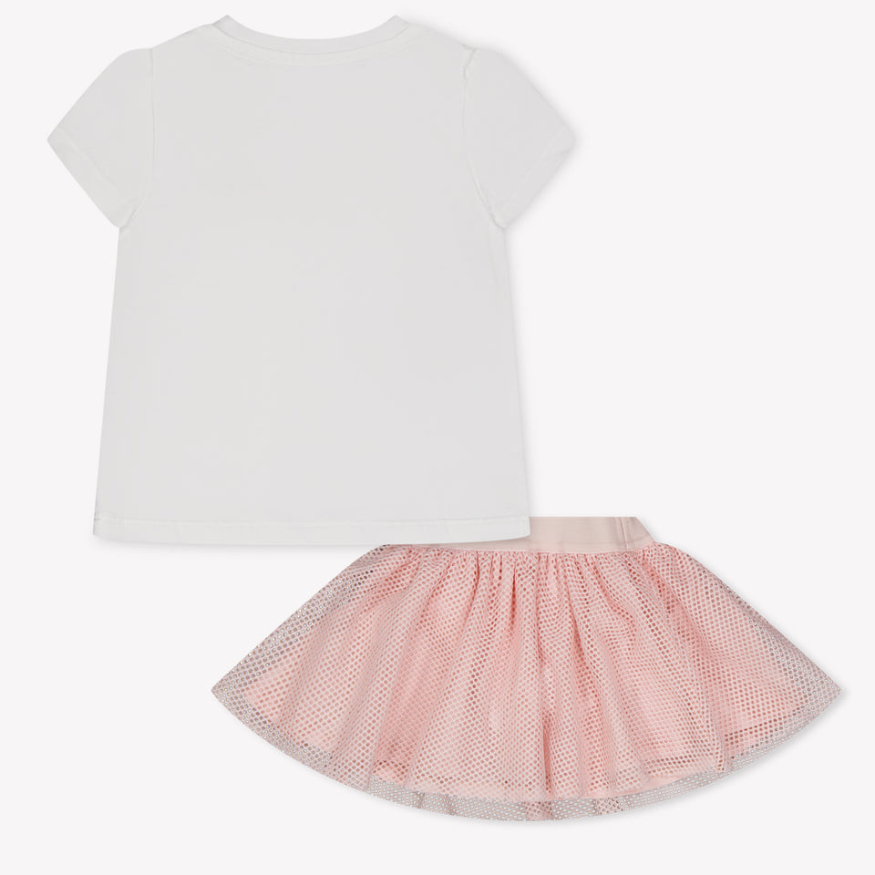 Guess Baby Girls Set In Light Pink