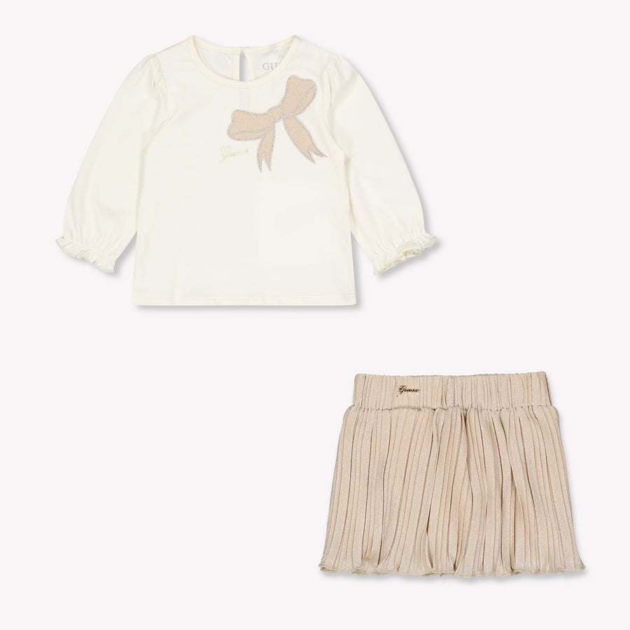 Guess Baby Meisjes Setje In Beige