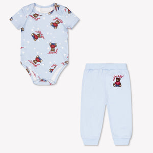 Guess Baby Jongens Joggingpak In Licht Blauw