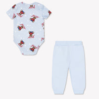 Guess Baby Jongens Joggingpak In Licht Blauw