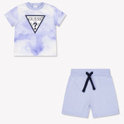 Guess Baby Jongens Setje In Licht Blauw