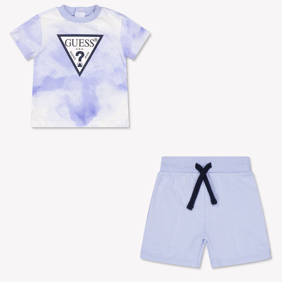 Guess Baby Jongens Setje In Licht Blauw