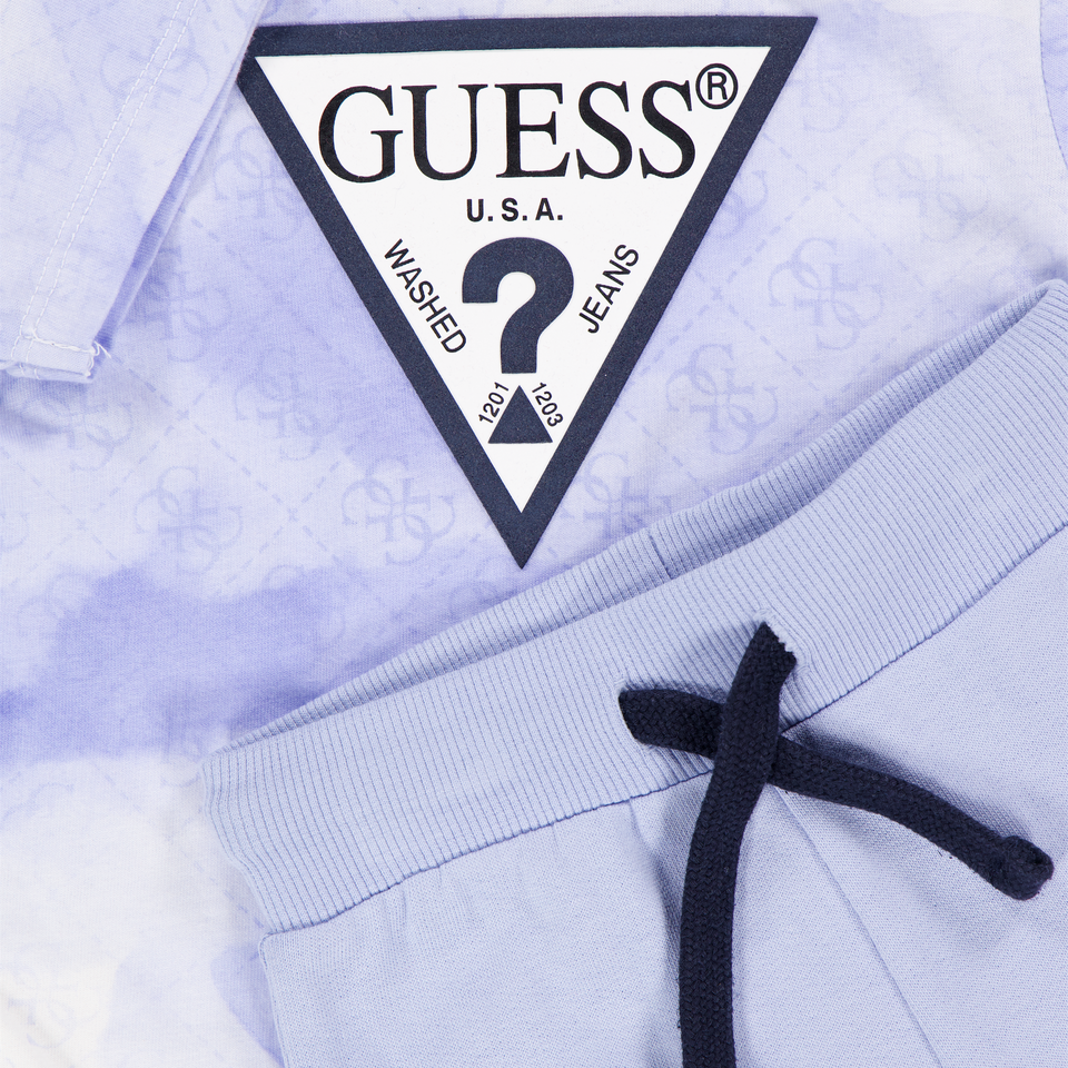 Guess Baby Jongens Setje In Licht Blauw