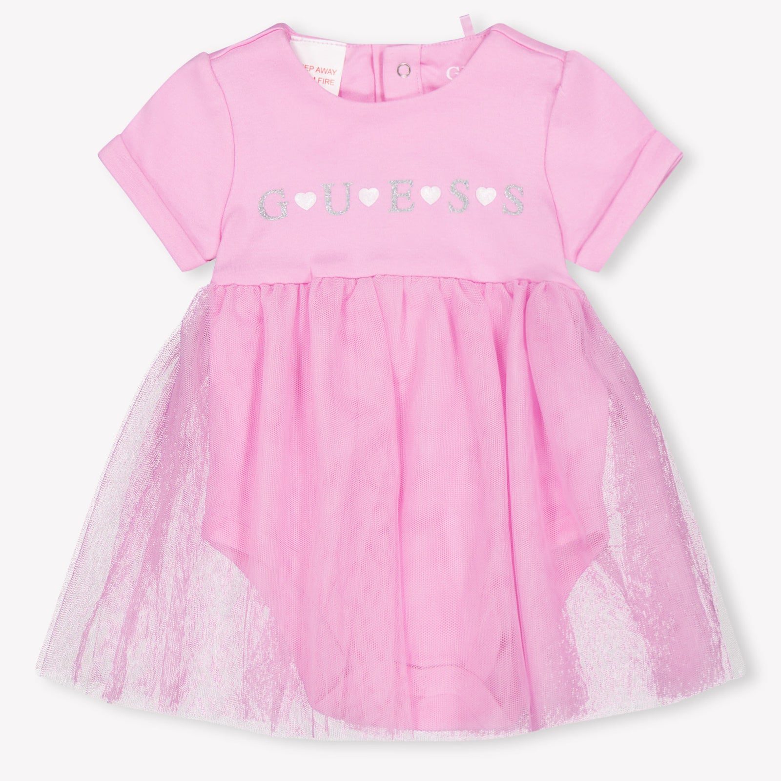Guess Baby Girls Dress In Pink