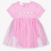 Guess Baby Meisjes Jurk In Roze