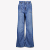 Guess Kids Girls Jeans In Blue