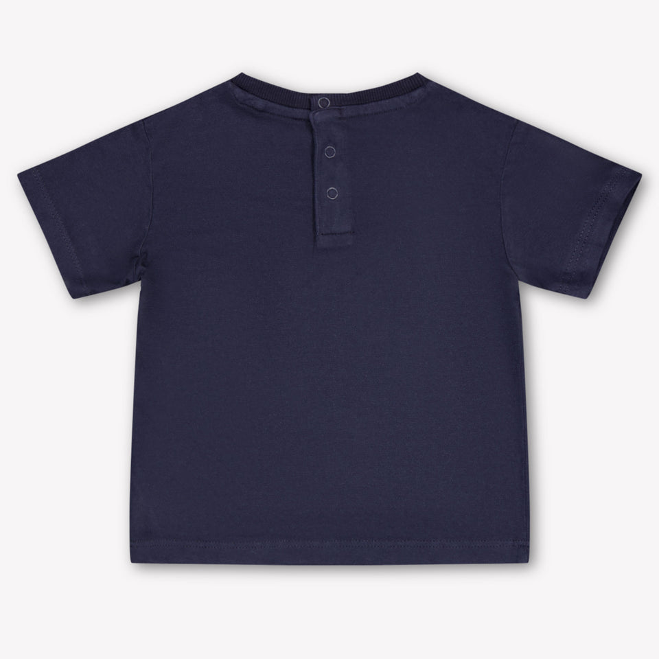Guess Baby Jongens T-Shirt In Navy