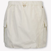 Guess Kids Girls Skirt In Ecru
