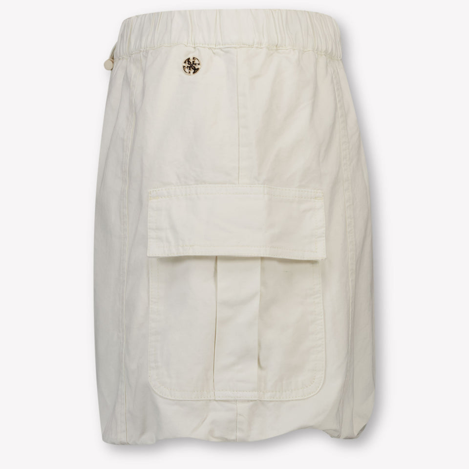 Guess Kids Girls Skirt In Ecru