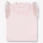 Guess Baby Meisjes T-Shirt In Licht Roze