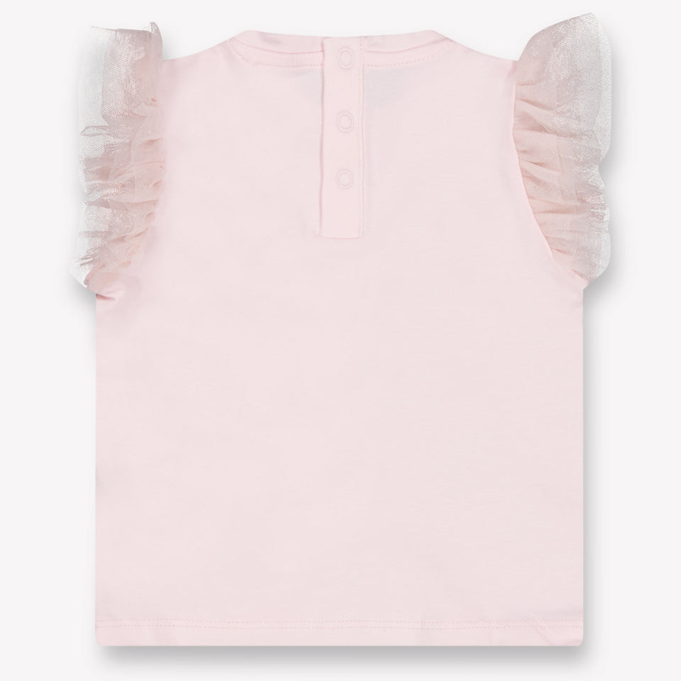 Guess Baby Meisjes T-Shirt In Licht Roze