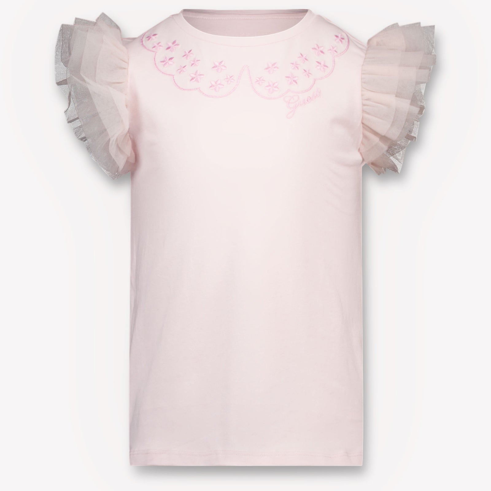 Guess Kids Girls T-Shirt In Light Pink