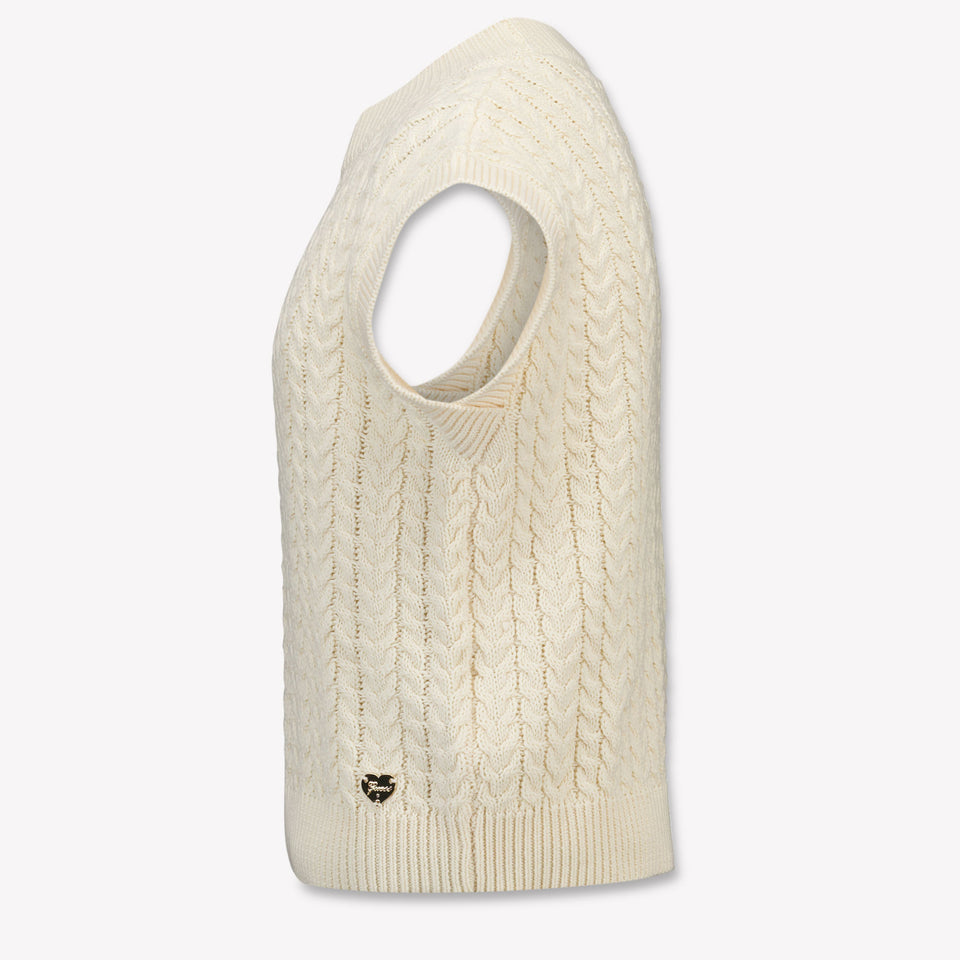 Guess Kinder Meisjes T-Shirt In Beige