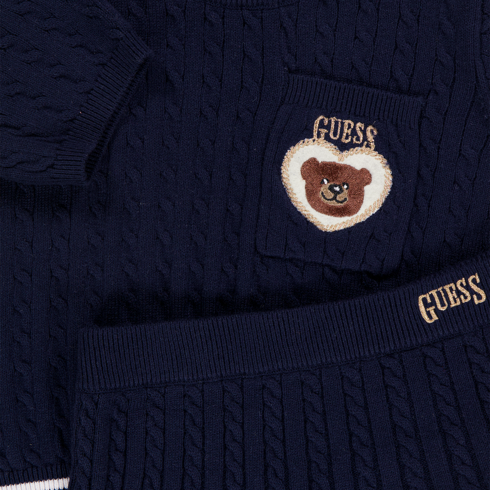 Guess Kids Girls Set In Navy
