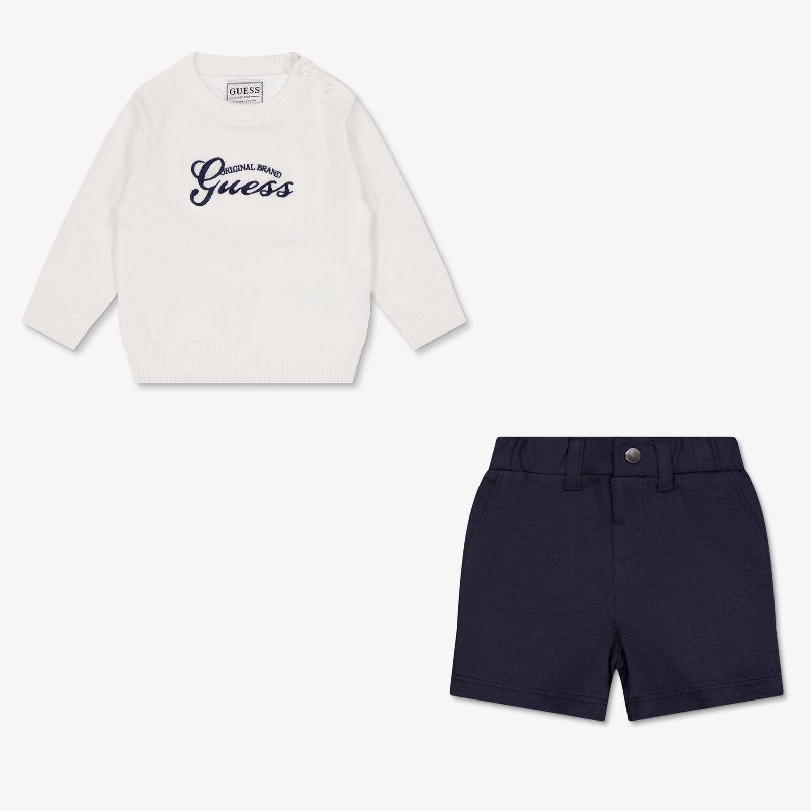 Guess Baby Jongens Trui In Off White