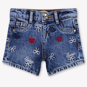 Guess Baby Meisjes Shorts In Blauw