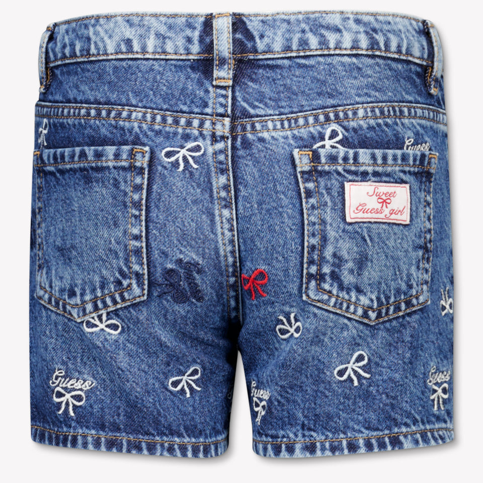 Guess Kids Girls Shorts In Blue