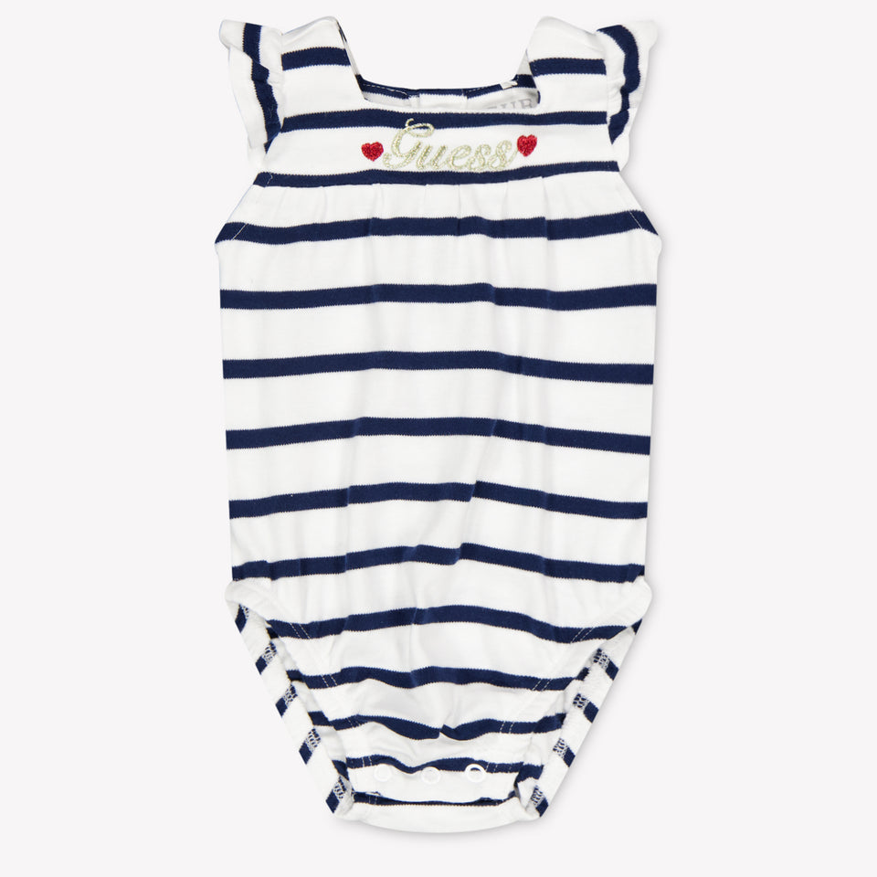 Guess Baby Meisjes Rompertje In Navy