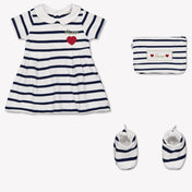 Guess Baby Girls Dress In Navy