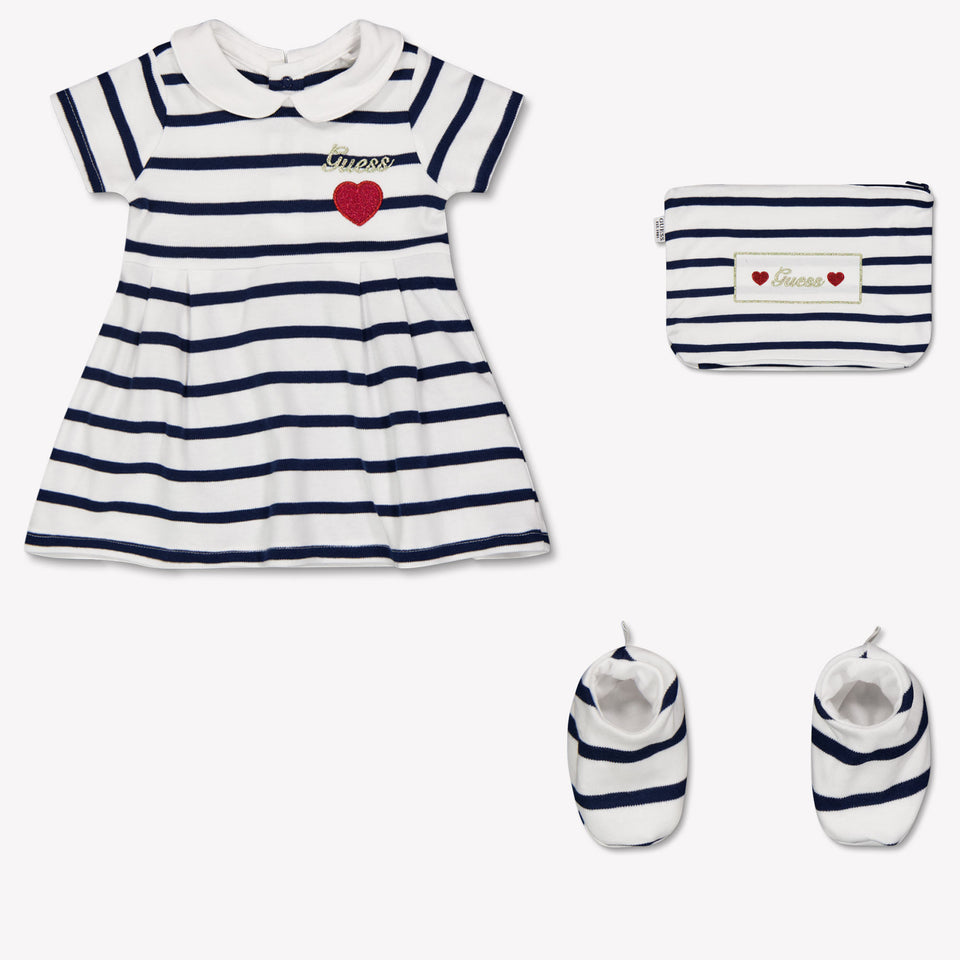 Guess Baby Girls Dress In Navy