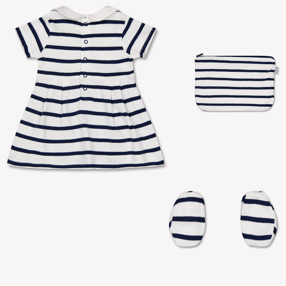 Guess Baby Girls Dress In Navy