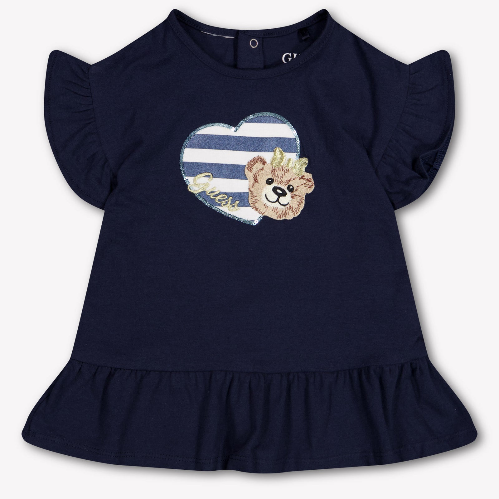 Guess Baby Meisjes Jurk In Navy