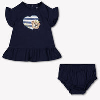 Guess Baby Girls Dress In Navy