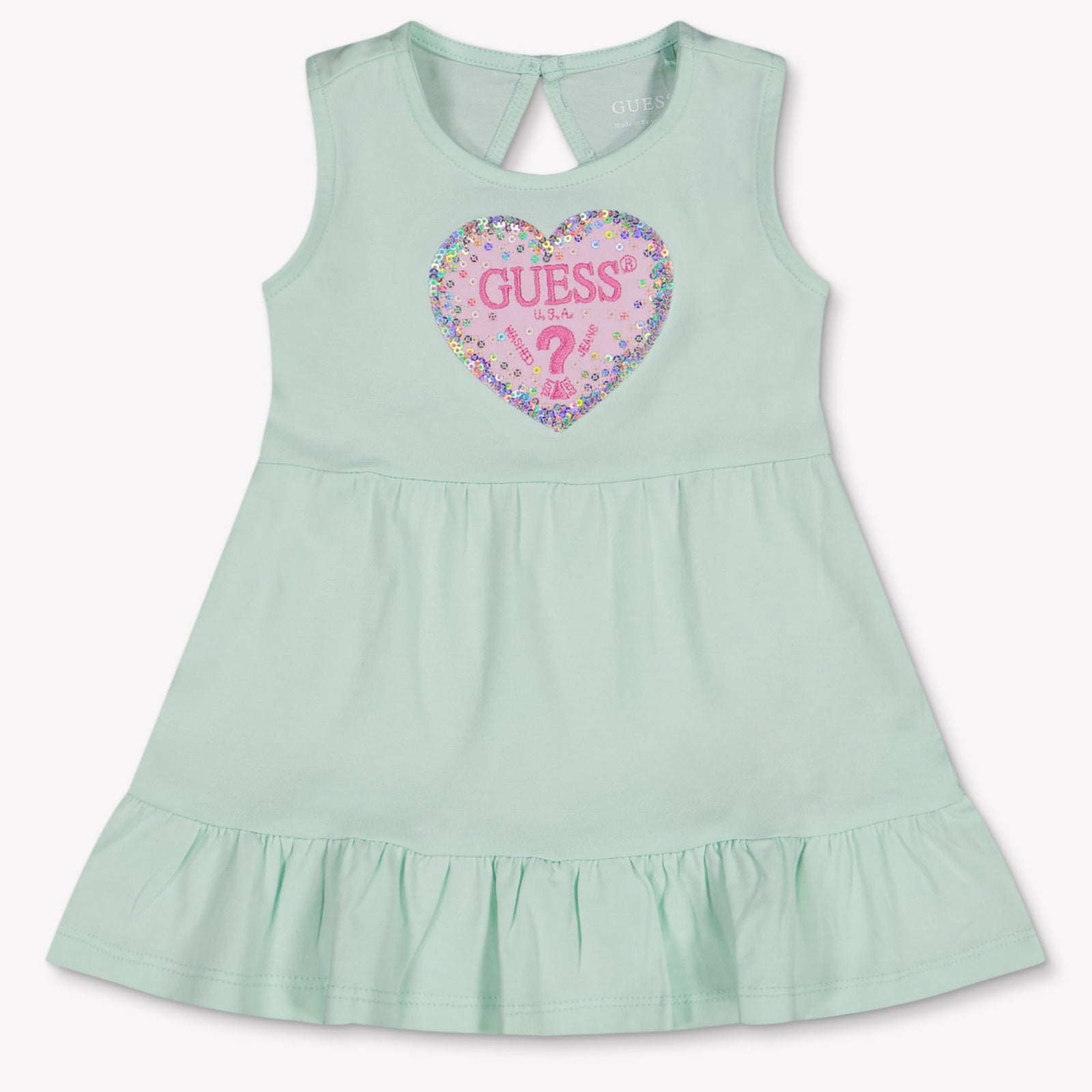 Guess Baby Girls Dress In Mint