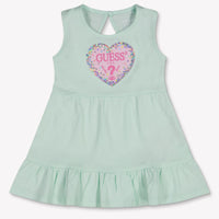 Guess Baby Meisjes Jurk In Mint