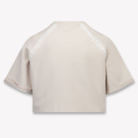 Guess Kids Girls T-Shirt In Light Beige