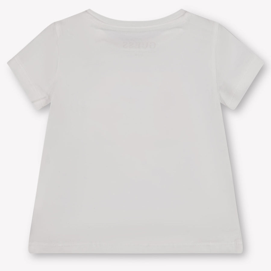 Guess Baby Meisjes T-Shirt In Wit