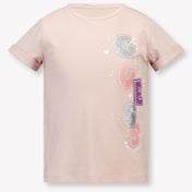 Guess Kids Girls T-Shirt In Light Pink
