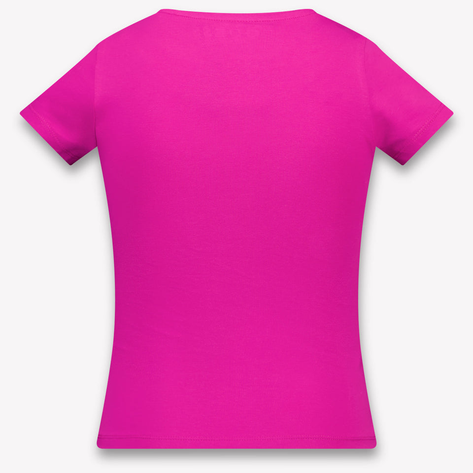 Guess Kids Girls T-Shirt In Fuchsia