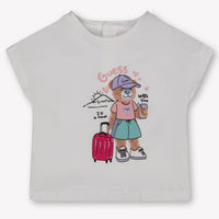 Guess Baby Meisjes T-Shirt In Wit